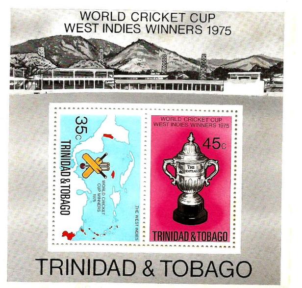 TRINIDAD & TOBAGO 1975 WC CRICKET