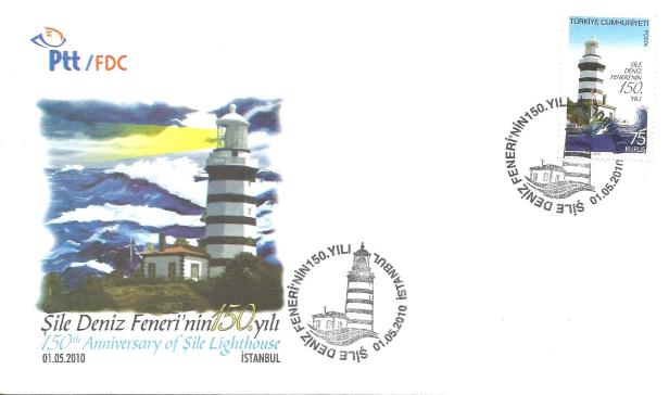 TURKEY FDC 200- SILE LIGHTHOUSE