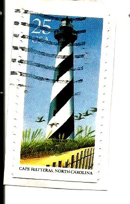 USA LIGHT HOUSES 25C