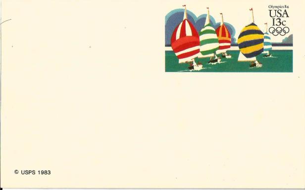 USA PC 1984 OLY YACHTING