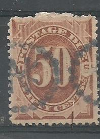 USA POSTAGE DUE 50C