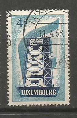 LUXEMBOURG EUROPA 1956