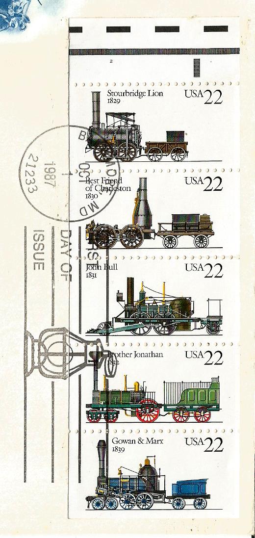 USA FDC LOCOMOTIVES1