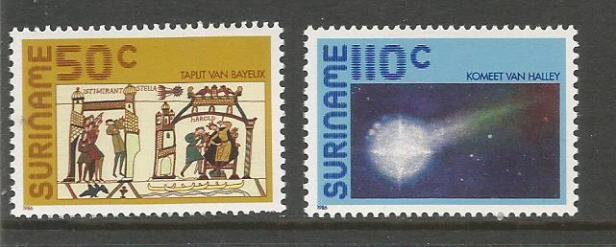SURINAME HALLEY'S COMET