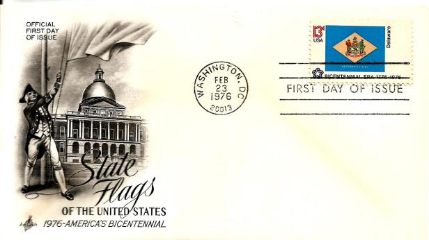 USA FLAGS DELAWARE