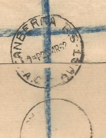 GB REGD LETTER CANBERRA