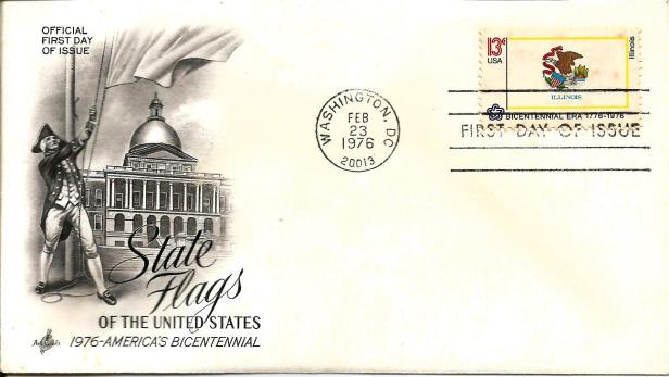 USA FLAGS ILLINOIS