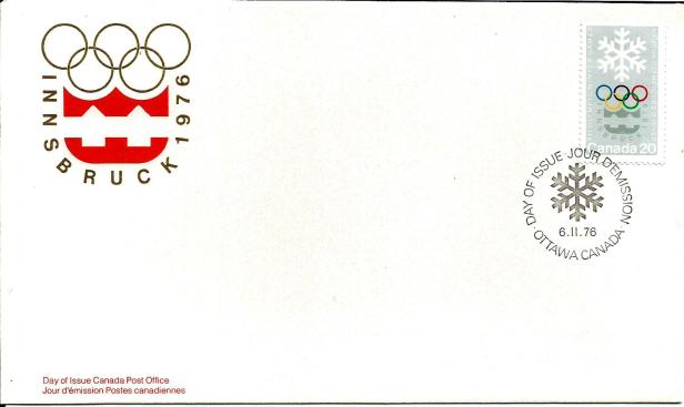 CANADA 1976 W OLY