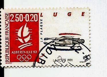FRANCE 1992 W OLY 12 LUGE