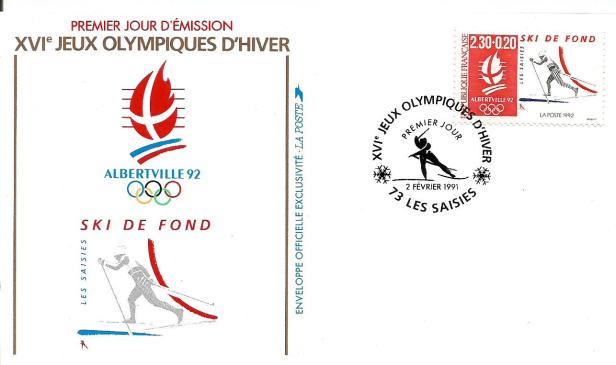 FRANCE 1992 W OLY 6 SKI