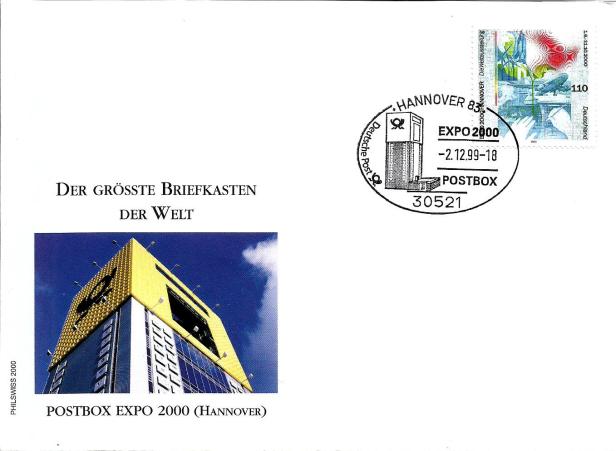 GERMANY HANOVER 2000 POSTBOX