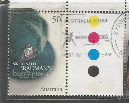 AUSTRALIA BRADMAN BAGGY GREEN 11