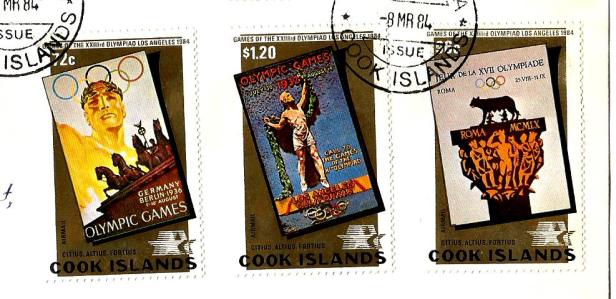 COOK ISLANDS 84 -OLY 3