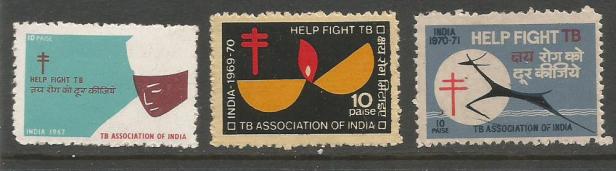 INDIA TB SEALS 1967