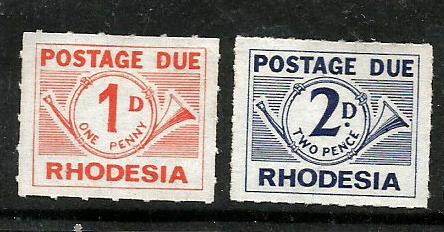 RHODESIA P DUE 1