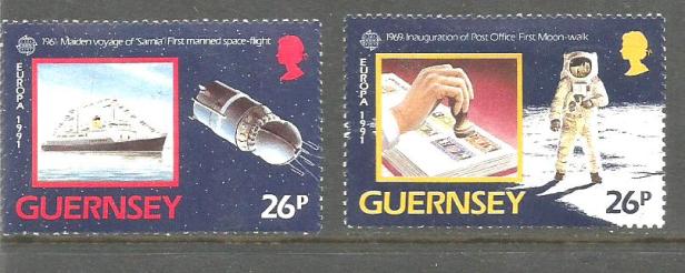 GUERNSEY 1991 EUROPA2