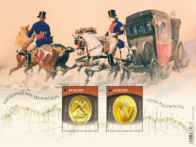 BELGIUM POSTAL ROUTES