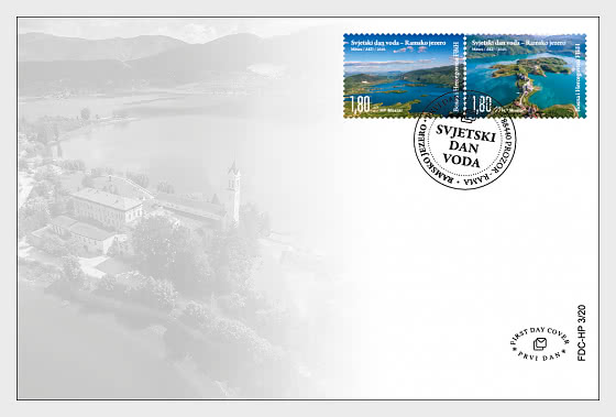 BOSNIA LAKE FDC