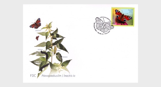 Estonia Pcock FDC